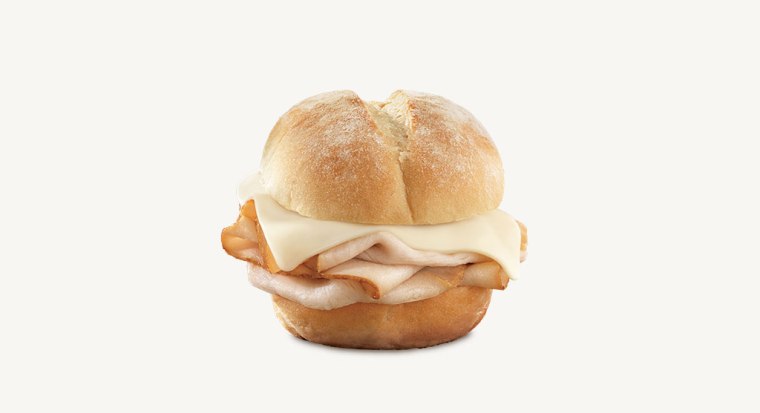 Arby's turkey and cheese slider