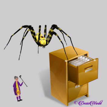 Spider threatens mommy A